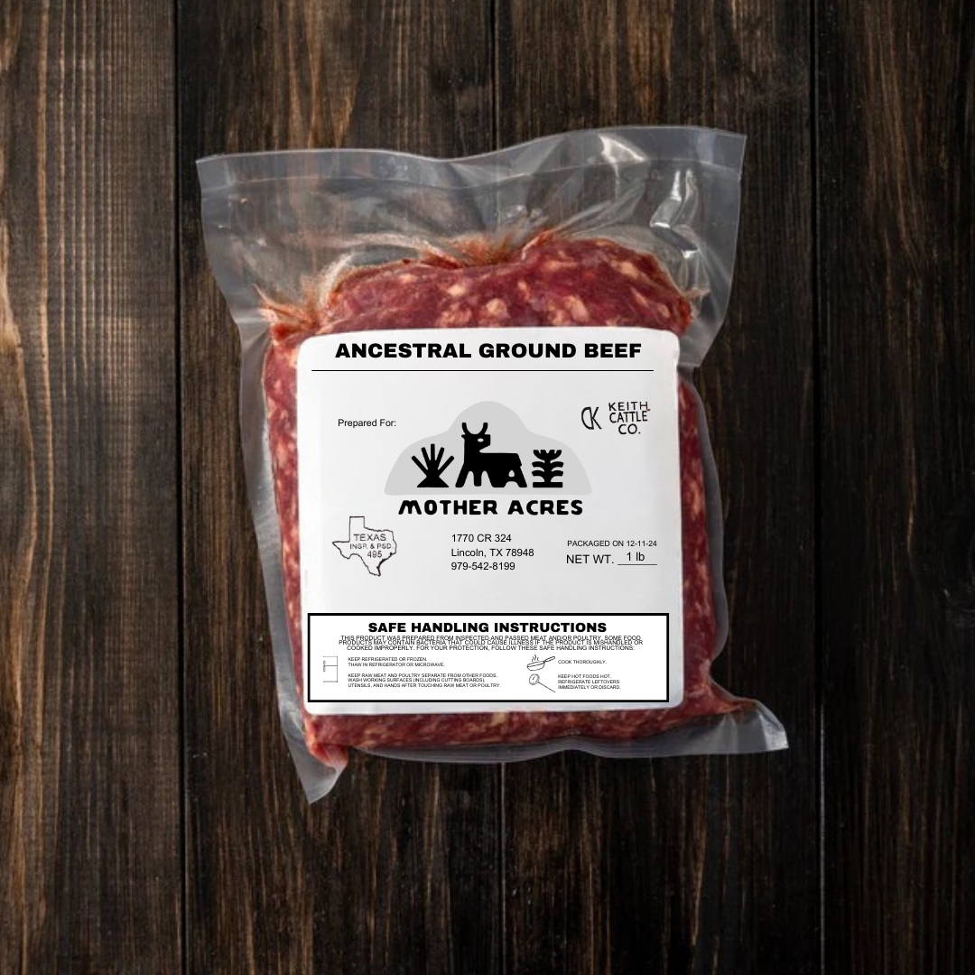 Grass Fed Ground Beef Ancestral Blend