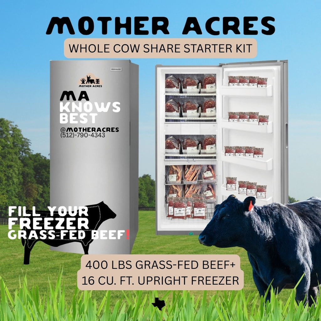 Whole Cow Share Starter Kit (Whole Cow + Frigidaire 16 cu. ft. Garage Ready Upright Freezer Bundle) $11.50 lb