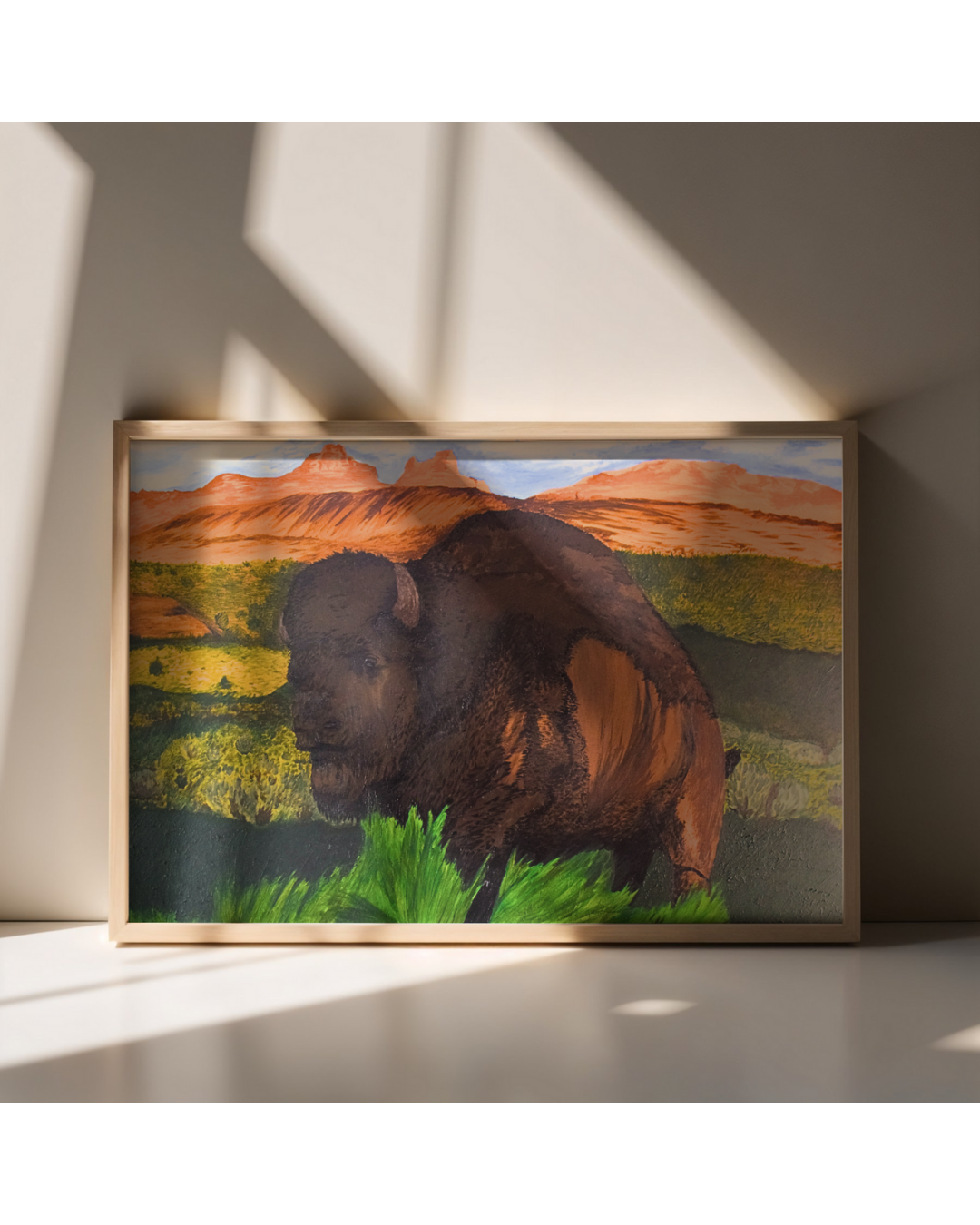 Sunshine Solitude Unframed or Framed Fine Art Print (30 × 24 inch)- Studies of the Southwest