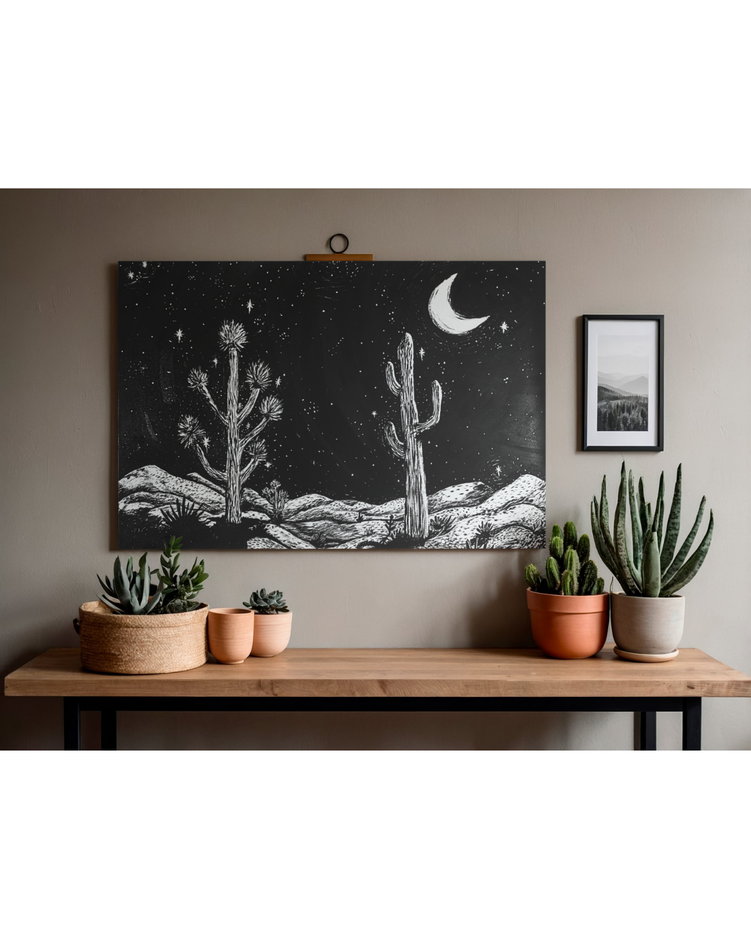 Midnight Moonlight Unframed or Framed Fine Art Print (30 × 24 inch)- Studies of the Southwest (Copy)
