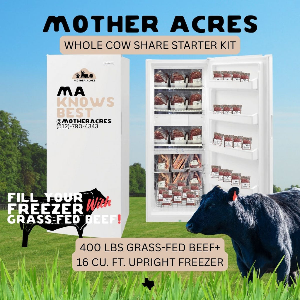 Whole Cow Share Starter Kit (Whole Cow + Frigidaire 16 cu. ft. Garage Ready Upright Freezer Bundle) $11.50 lb