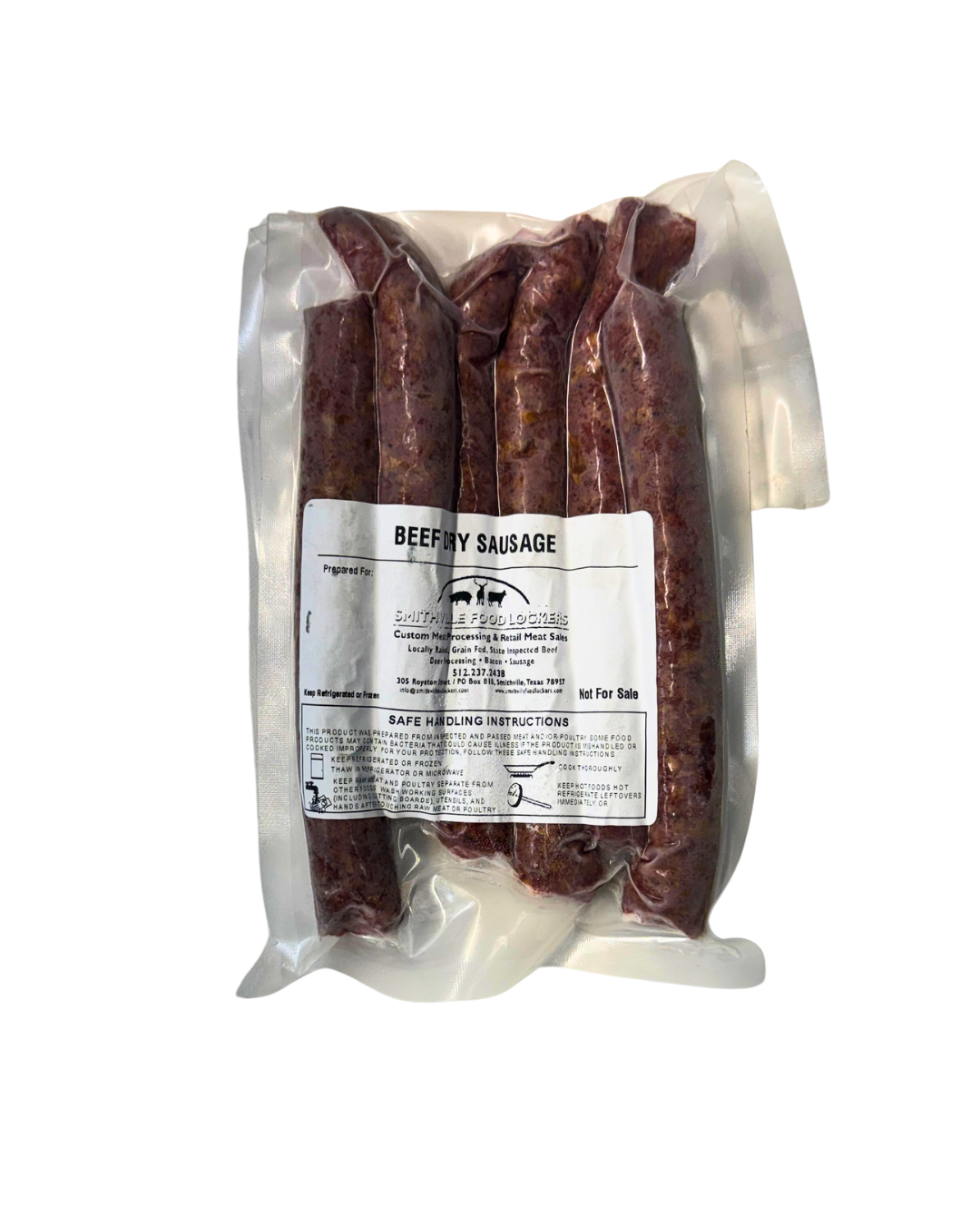 ATX Iron Gym $17 Grass Fed Smoked Brisket Beef Sticks 9 oz (PICK UP ONLY AT ATX IRON)