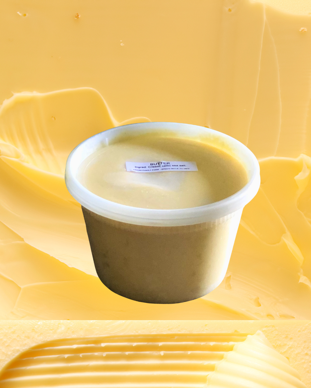 Ash Acres A2/A2 Raw Unsalted Butter 16 oz