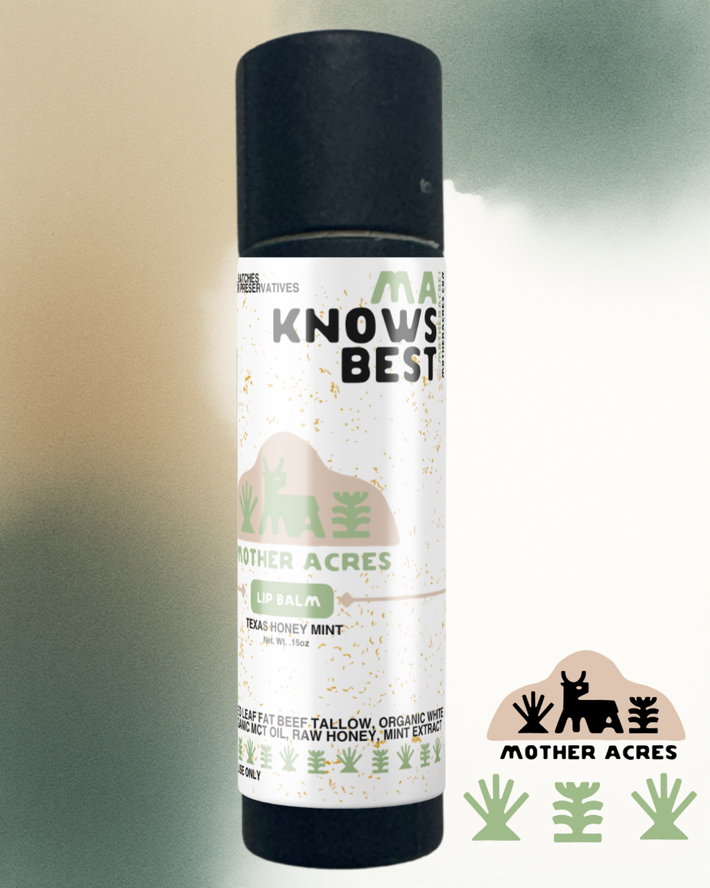 Texas Honey Mint .15 oz Lip Balm