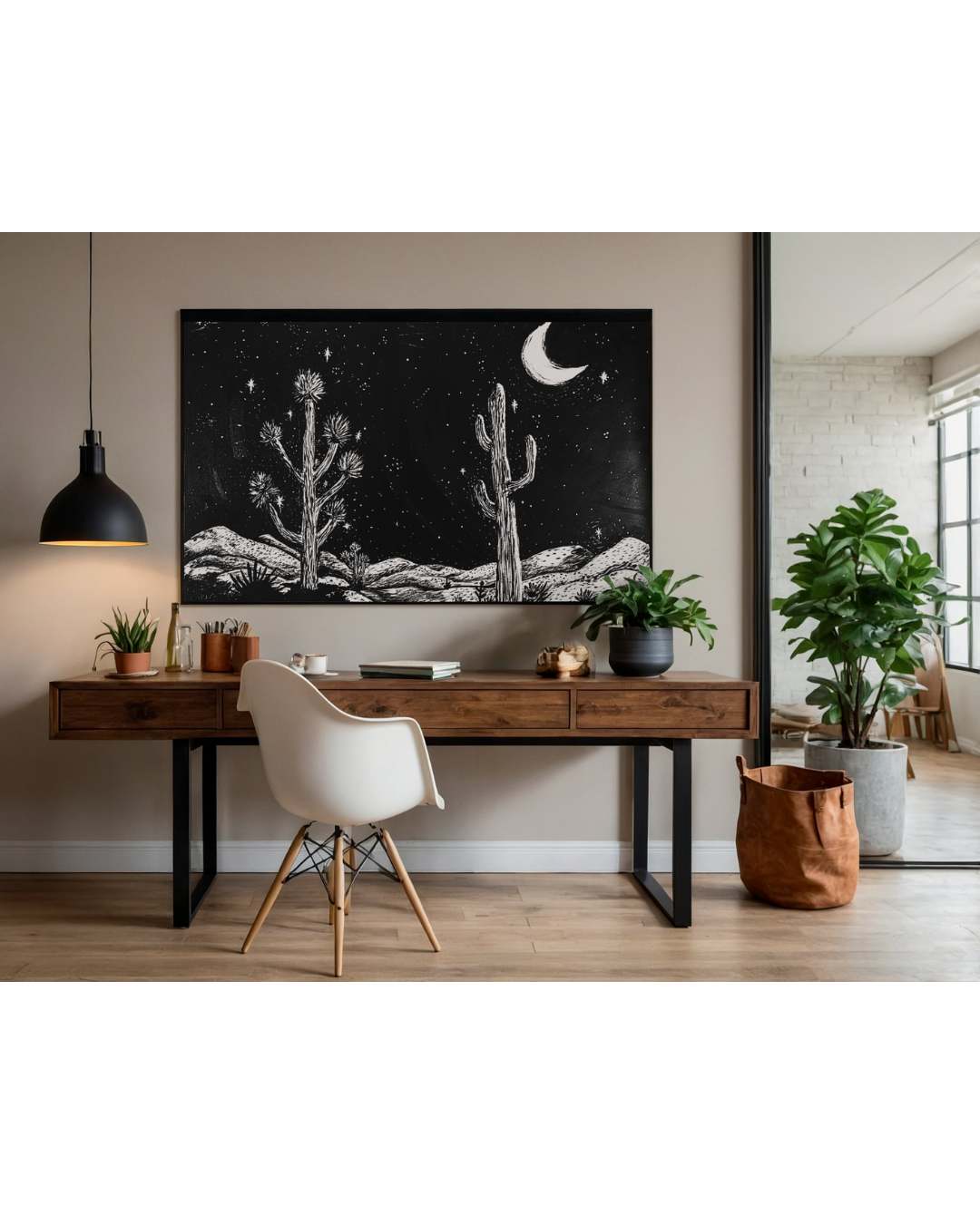 Midnight Moonlight Unframed or Framed Fine Art Print (30 × 24 inch)- Studies of the Southwest (Copy)