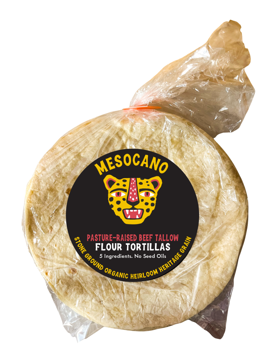 Mesocano Beef Tallow Flour Tortillas - 1 Pack (10 Tortillas Total)