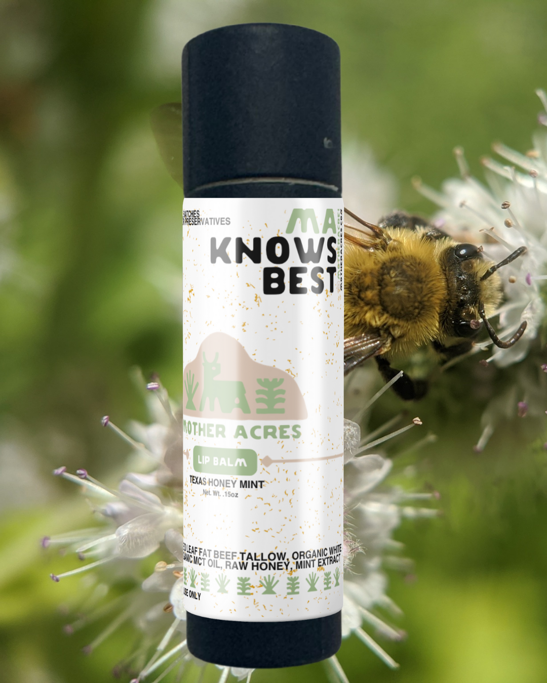 Texas Honey Mint .15 oz Lip Balm