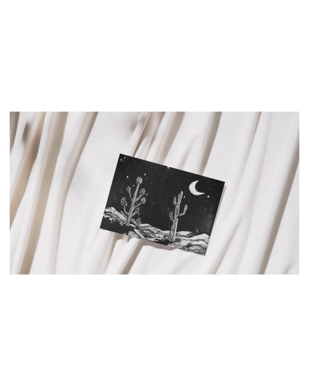 Midnight Moonlight Unframed or Framed Fine Art Print (30 × 24 inch)- Studies of the Southwest (Copy)