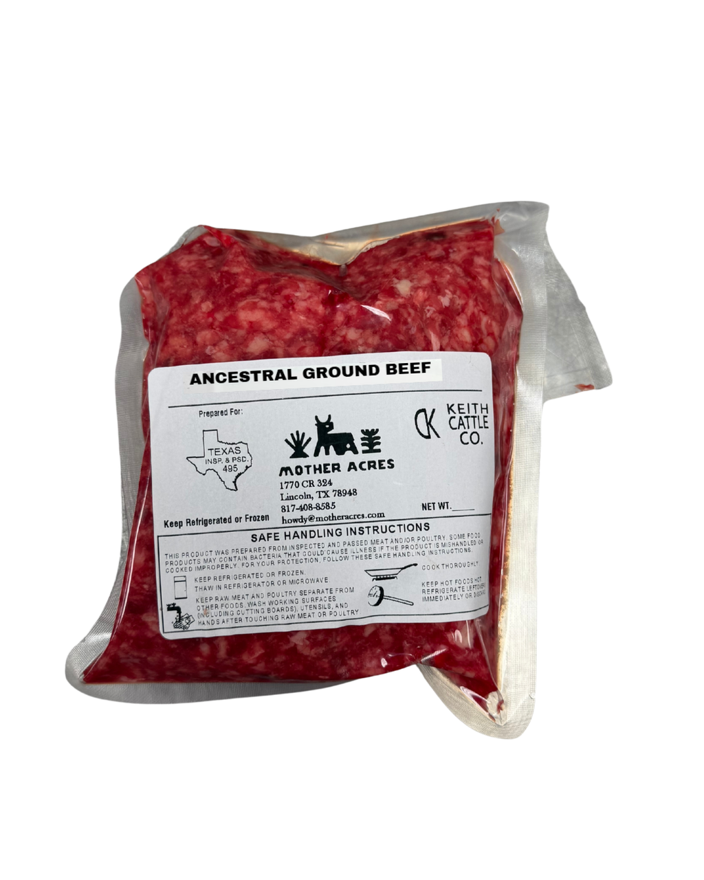 Grass Fed Ground Beef Ancestral Blend