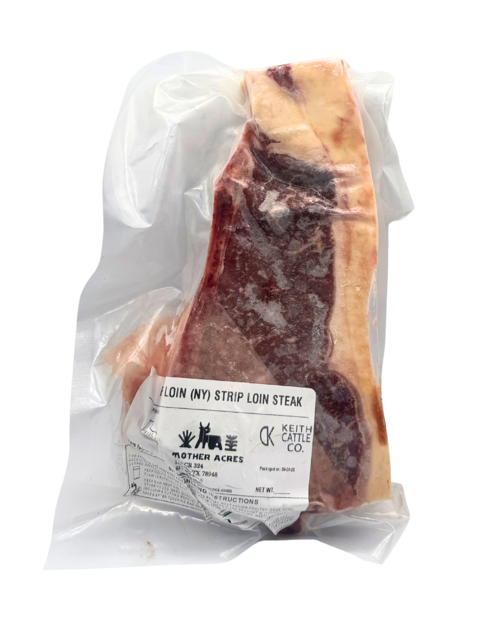 Beef Single New York (Texas) Strip Steak