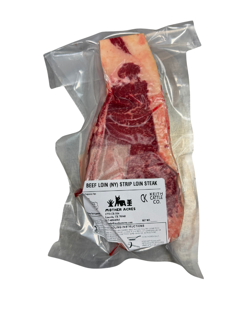 Beef Single New York (Texas) Strip Steak