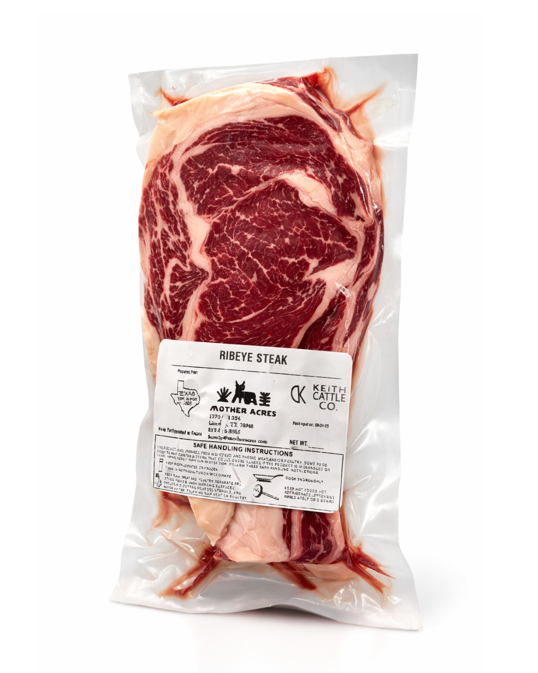 Grass Fed Beef Single Bone In Ribeye Steak