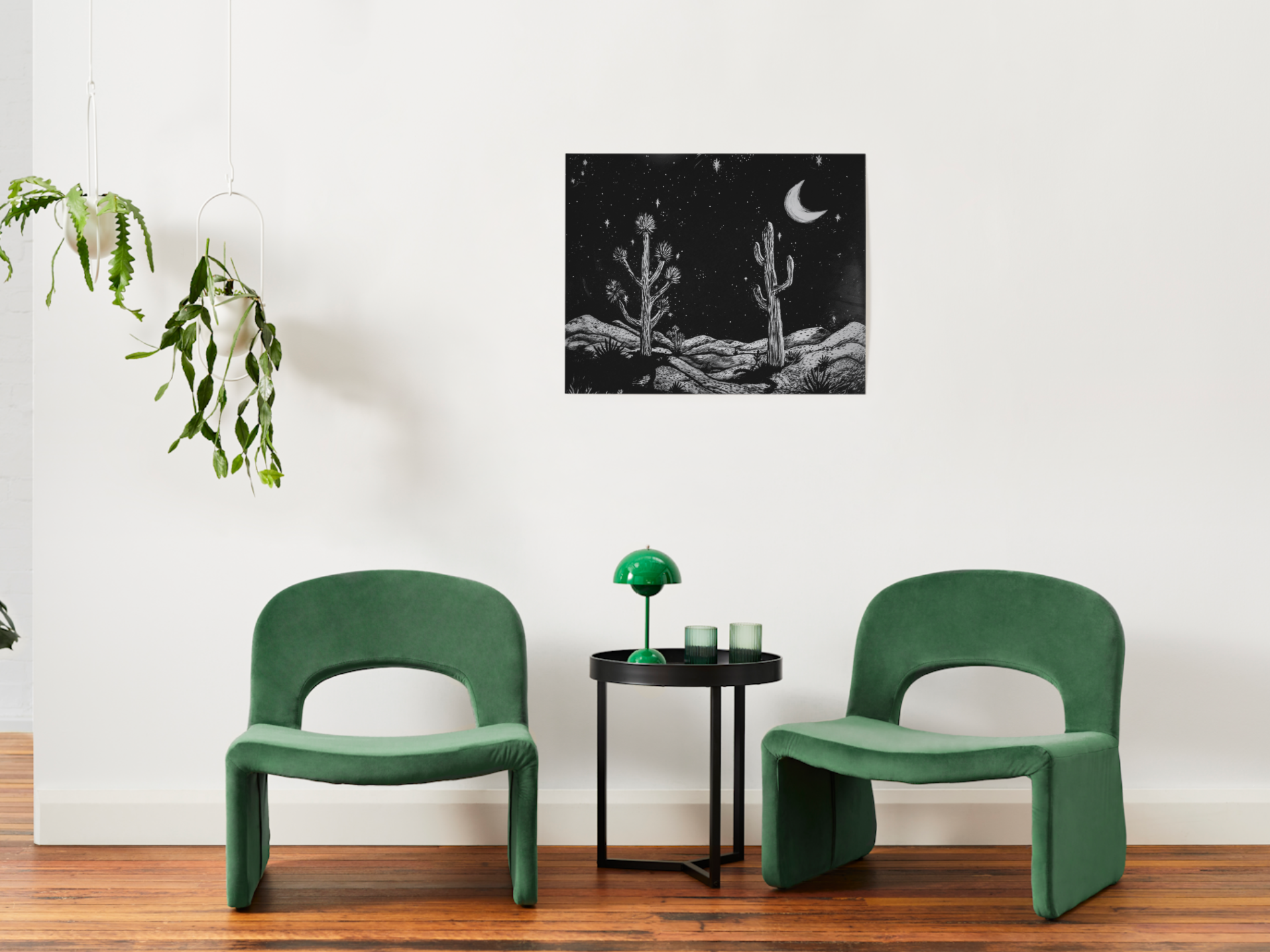 Midnight Moonlight Unframed or Framed Fine Art Print (30 × 24 inch)- Studies of the Southwest (Copy)