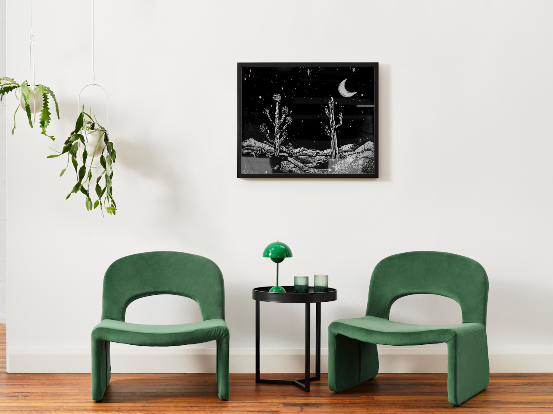 Midnight Moonlight Unframed or Framed Fine Art Print (30 × 24 inch)- Studies of the Southwest (Copy)