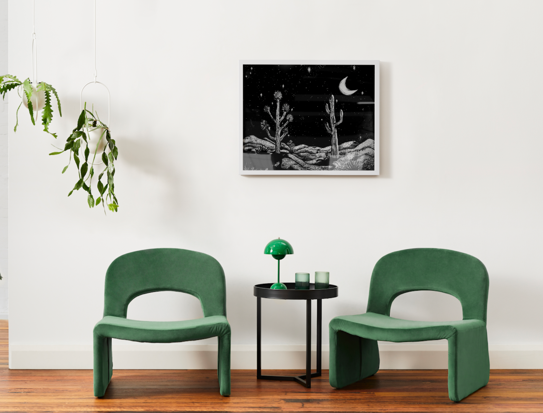 Midnight Moonlight Unframed or Framed Fine Art Print (30 × 24 inch)- Studies of the Southwest (Copy)