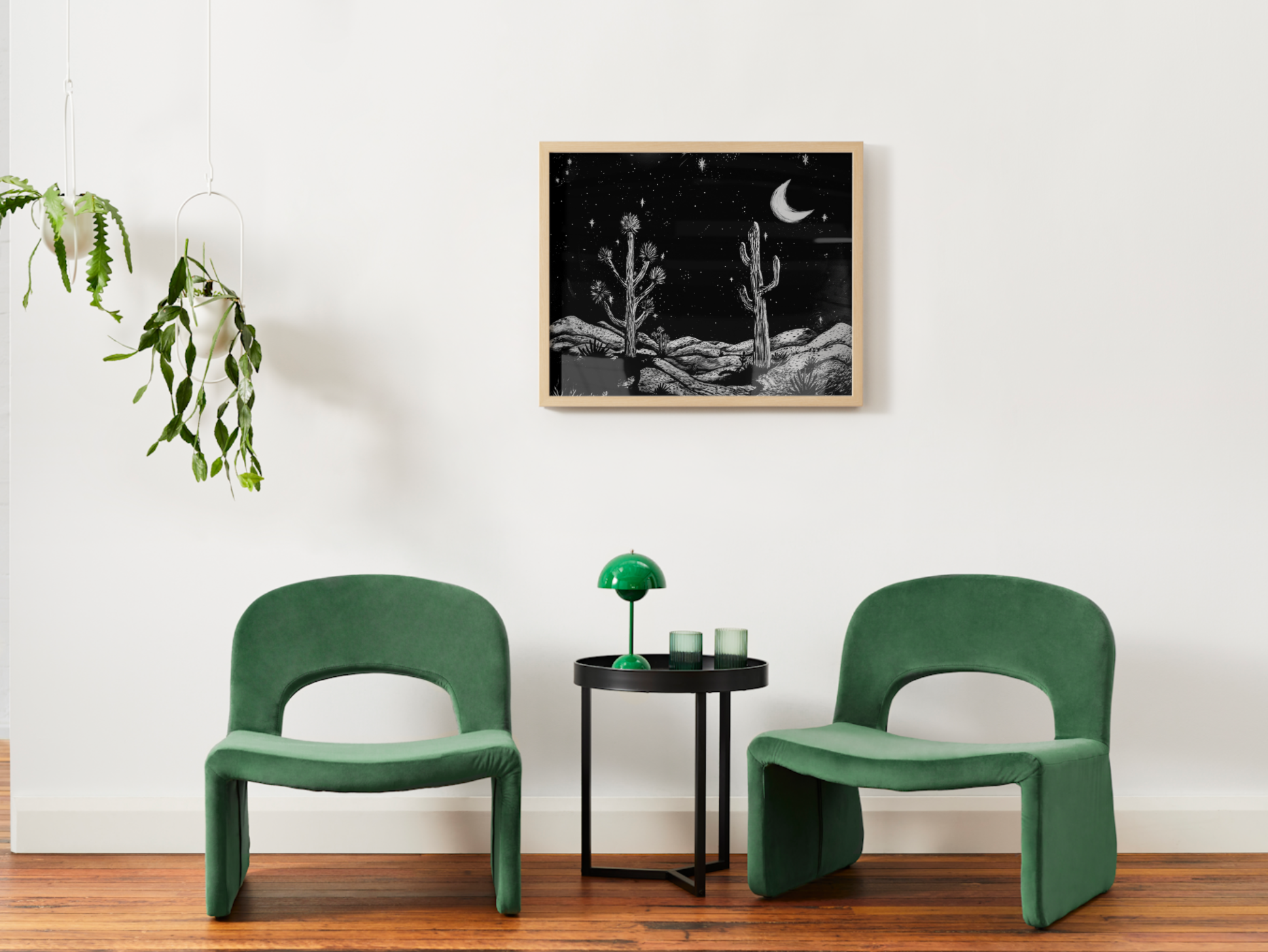 Midnight Moonlight Unframed or Framed Fine Art Print (30 × 24 inch)- Studies of the Southwest (Copy)