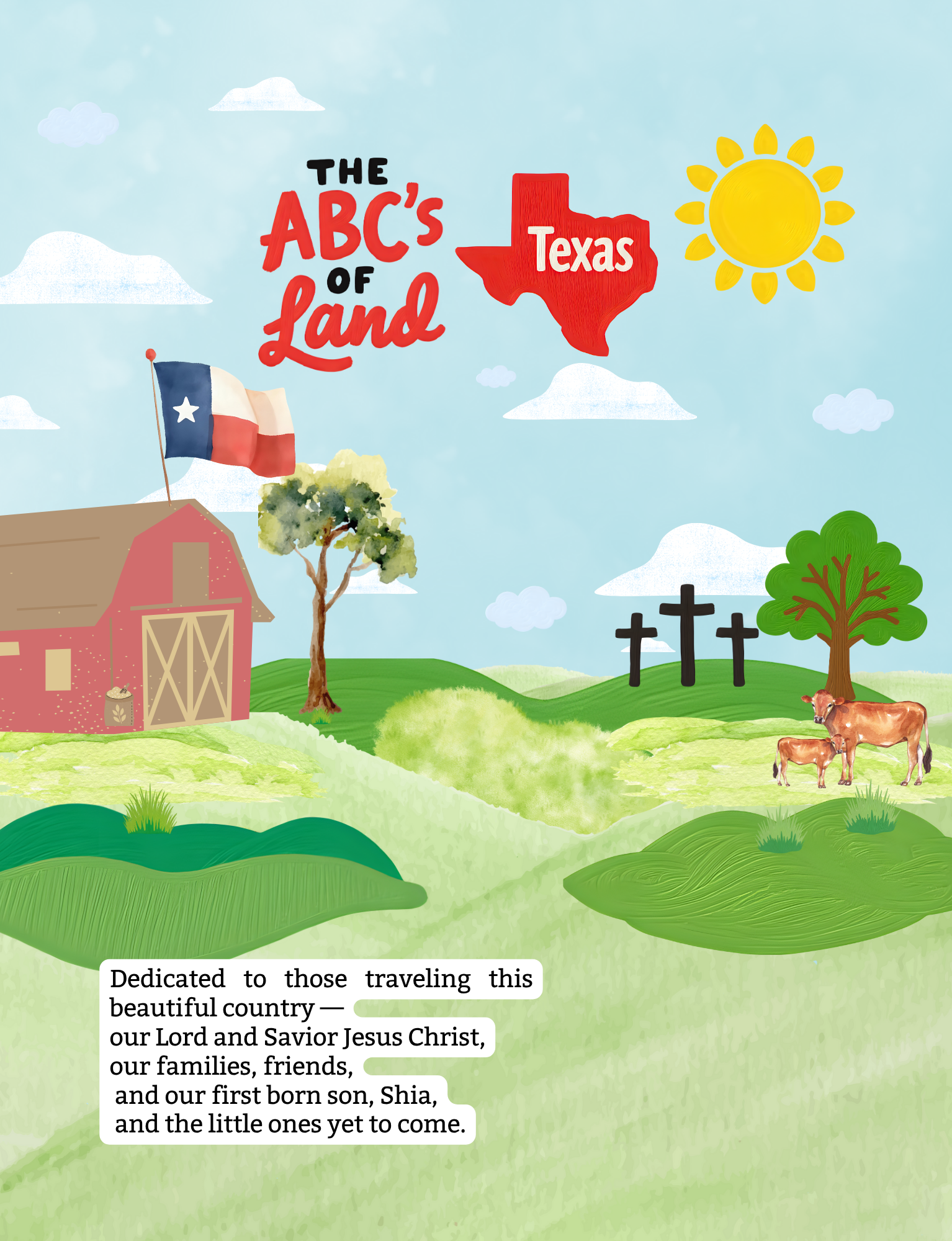 The ABC's of Land Texas Paperback – Children's Book